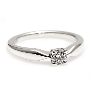 Exquisite Gold Engagement Ring with GIA 0.30ct 0.40ct Colorless